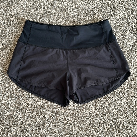 Lululemon Black Speed Short - Picture 1 of 6